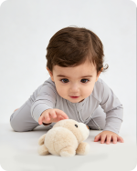 Solid Gray Long Sleeve Bamboo Baby Pajamas