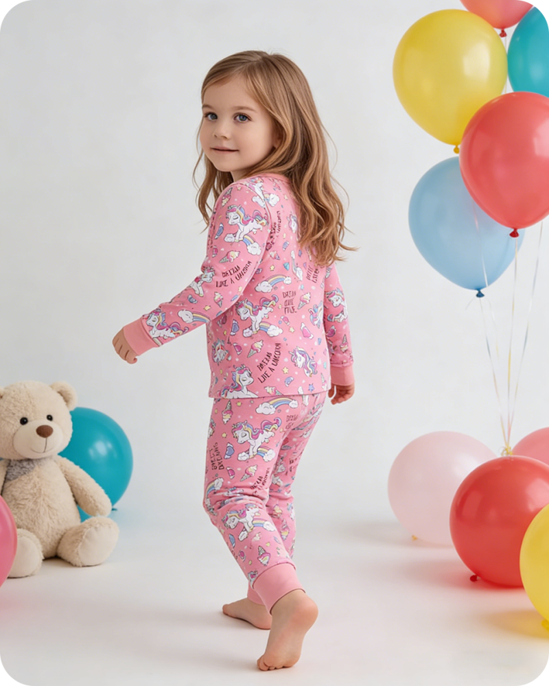 Magical Unicorn Snug Fit Bamboo Pajamas