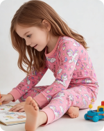 Magical Unicorn Snug Fit Bamboo Pajamas
