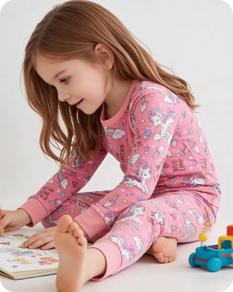 Magical Unicorn Snug Fit Bamboo Pajamas
