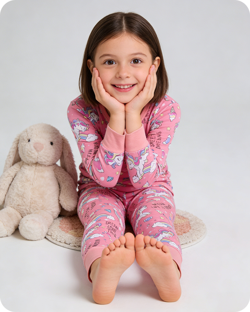 Magical Unicorn Snug Fit Bamboo Pajamas
