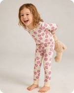 Sweet Lollipop Snug Fit Bamboo Pajamas