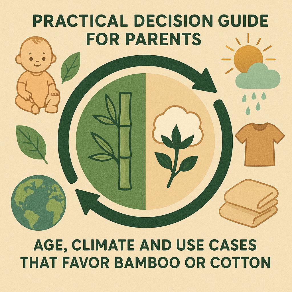 Practical Decision Guide for Parents: Age, Climate and Use Cases That Favor Bamboo or Cotton