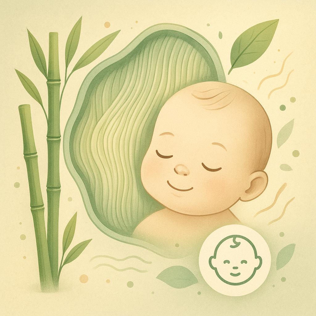 Why bamboo fibers calm delicate baby skin and reduce irritation