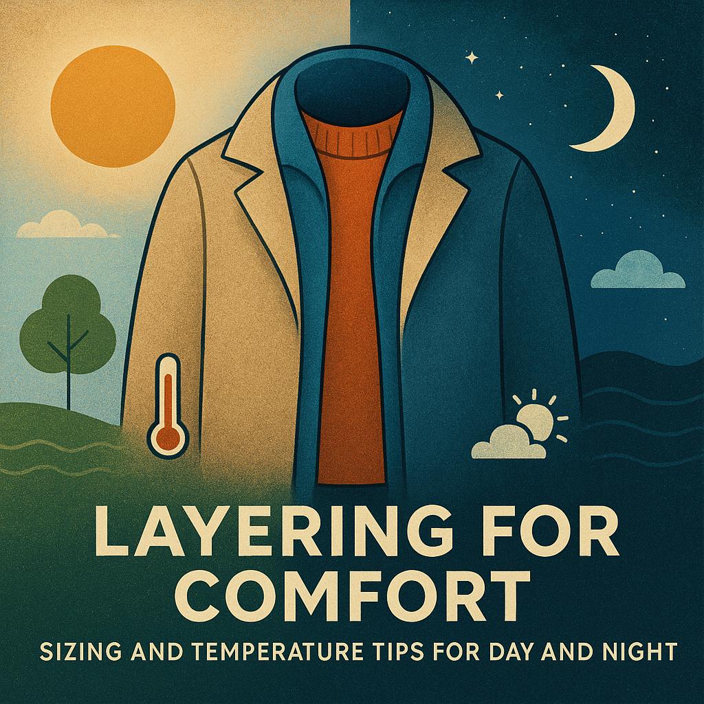 Layering for Comfort: Sizing and Temperature Tips for Day and Night