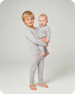 Mom & Baby Boy Teddy Bear Bamboo Pajama Set