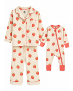 Mom & Baby Strawberry Bamboo Matching Sleepwear