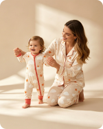 Mom & Daughter Cloud Star Bamboo Pajama Set