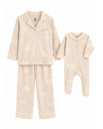 Soft Clouds Bamboo Matching Set for Mom and Baby