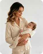 Soft Clouds Bamboo Matching Set for Mom and Me