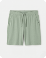 Men's Bamboo Pajama Shorts Solid Green
