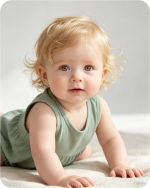 Sleeveless Baby Bamboo Bubble Romper Solid Green (