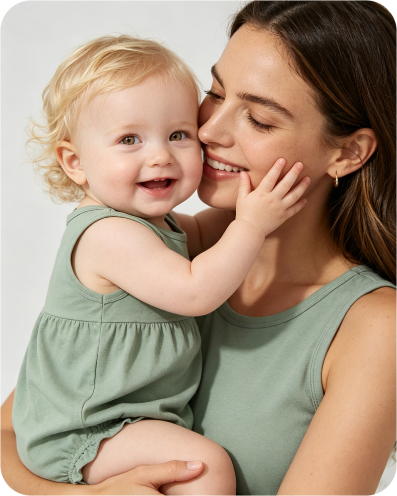 Sleeveless Baby Bamboo Bubble Romper Solid Green (