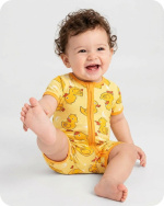 Bamboo Baby Romper Moonlight Duckie