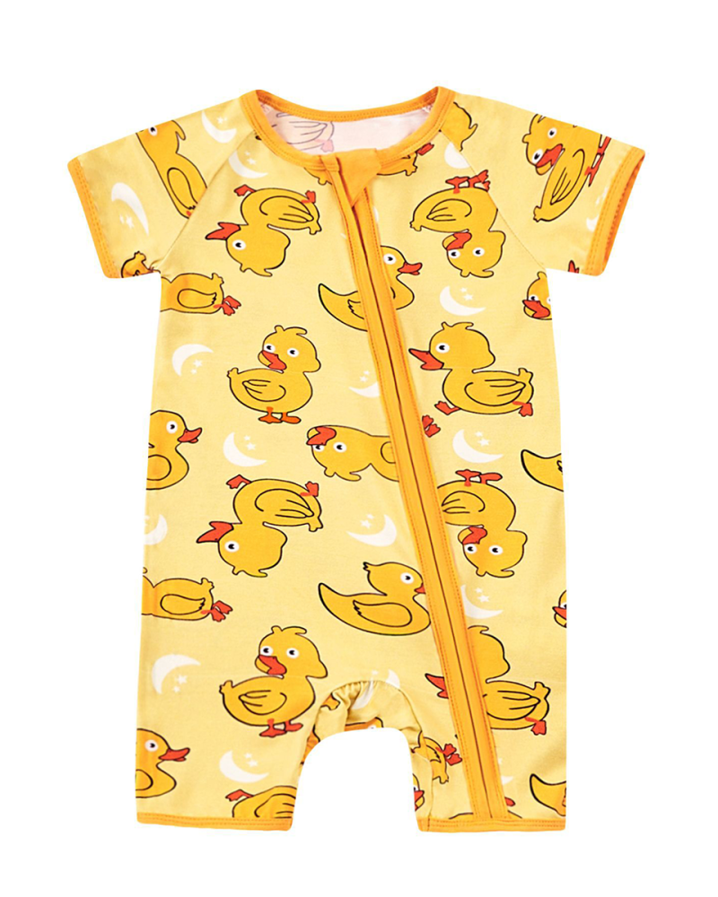 Bamboo Baby Romper Moonlight Duckie