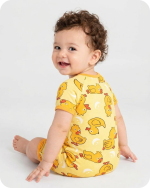 Bamboo Baby Romper Moonlight Duckie