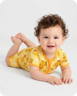 Bamboo Baby Romper Moonlight Duckie