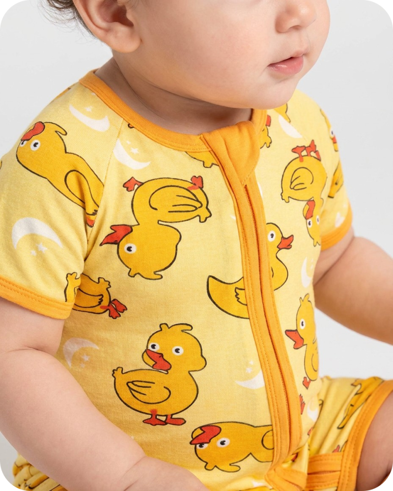 Bamboo Baby Romper Moonlight Duckie