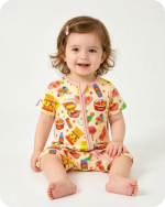 Bamboo Baby Zippies Snack Attack Yellow