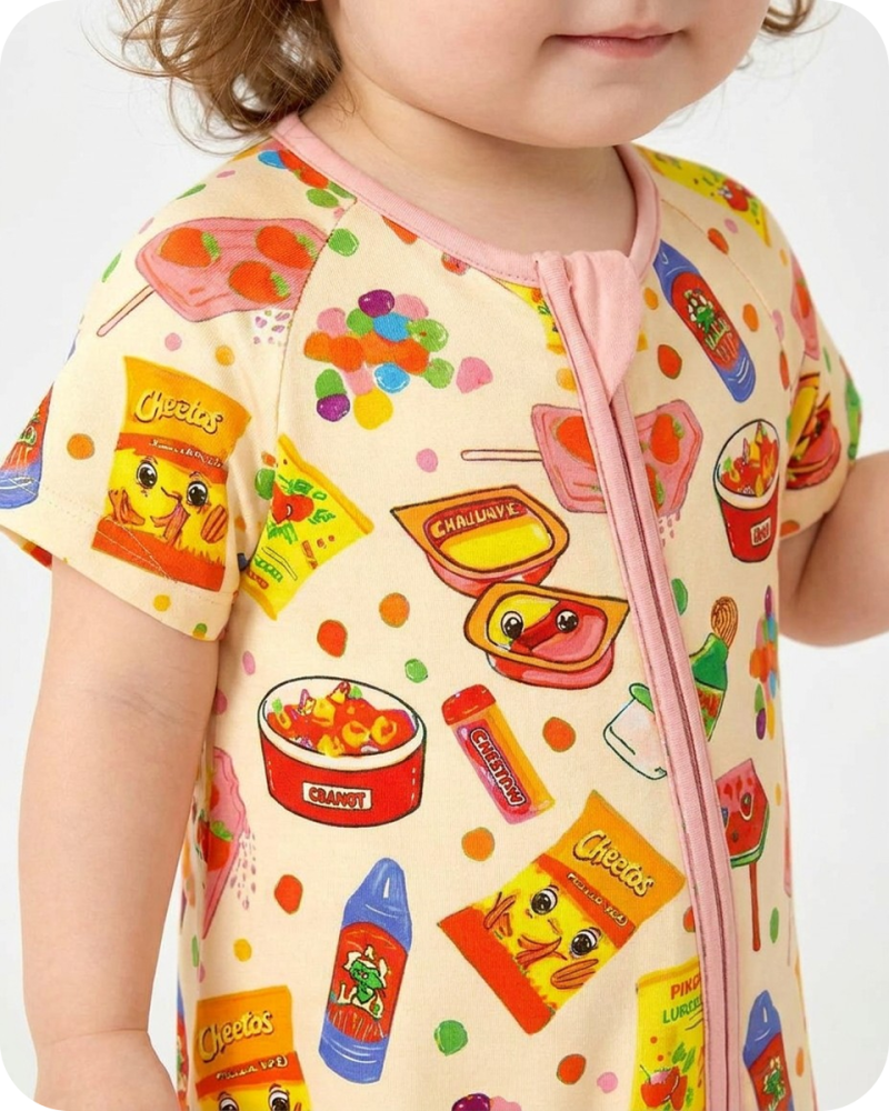 Bamboo Baby Zippies Snack Attack Yellow