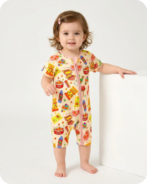 Bamboo Baby Zippies Snack Attack Yellow