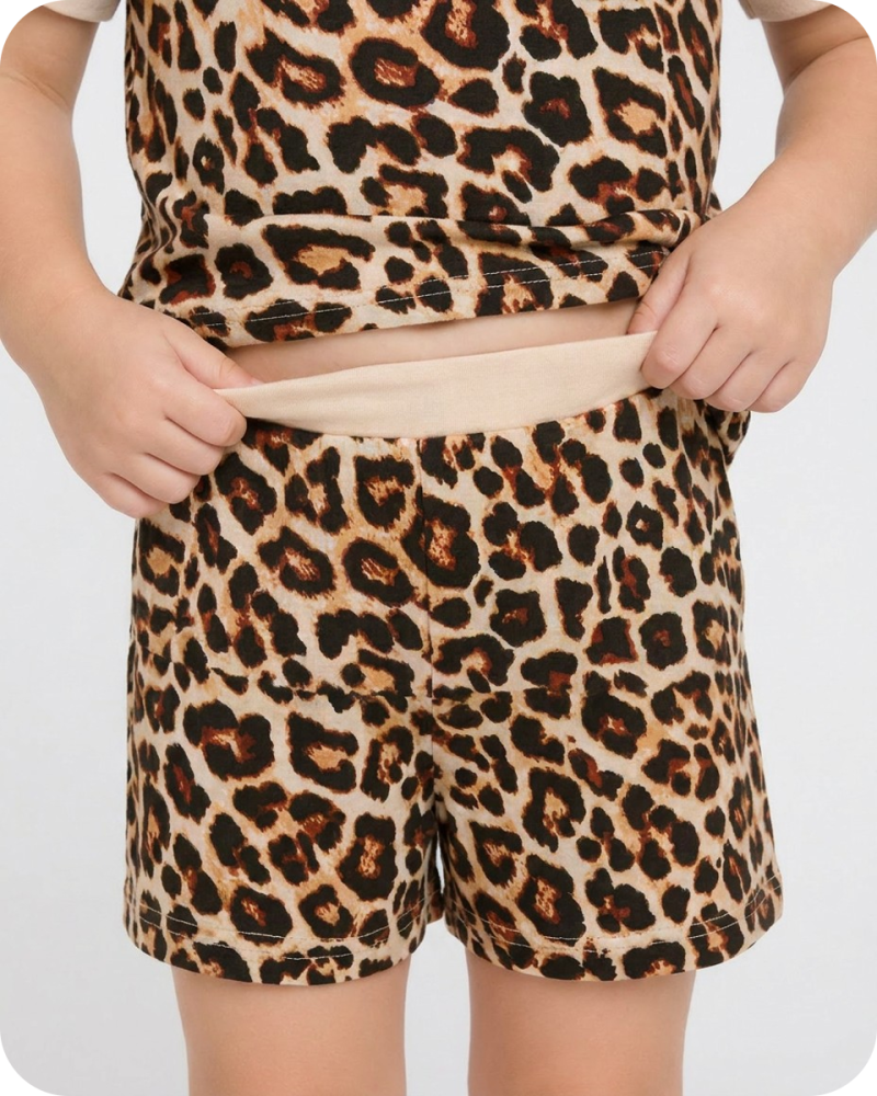 Bamboo Toddler Pjs Wild Safari Leopard (