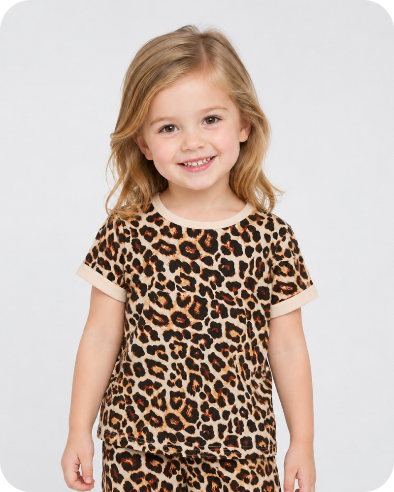 Bamboo Toddler Pjs Wild Safari Leopard (