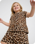 Bamboo Toddler Pjs Wild Safari Leopard (