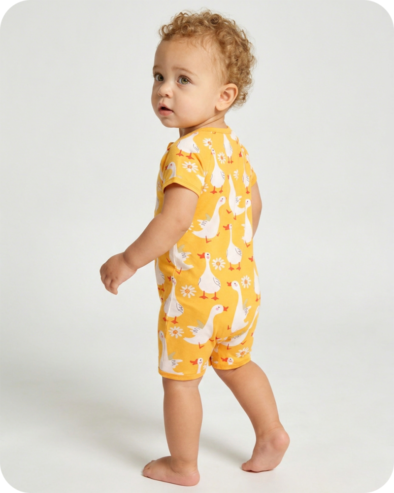 Goose & Daisy Bamboo Baby Summer Romper