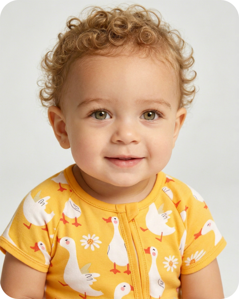 Goose & Daisy Bamboo Baby Summer Romper