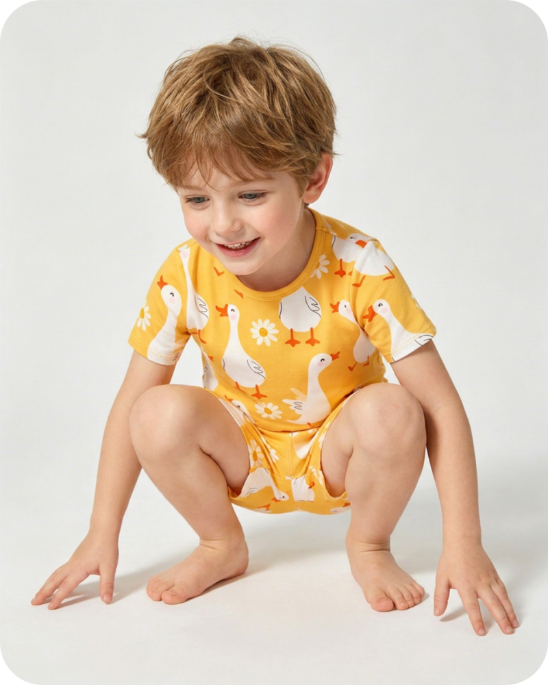 Goose & Daisy Summer Bamboo Children's Pajamas