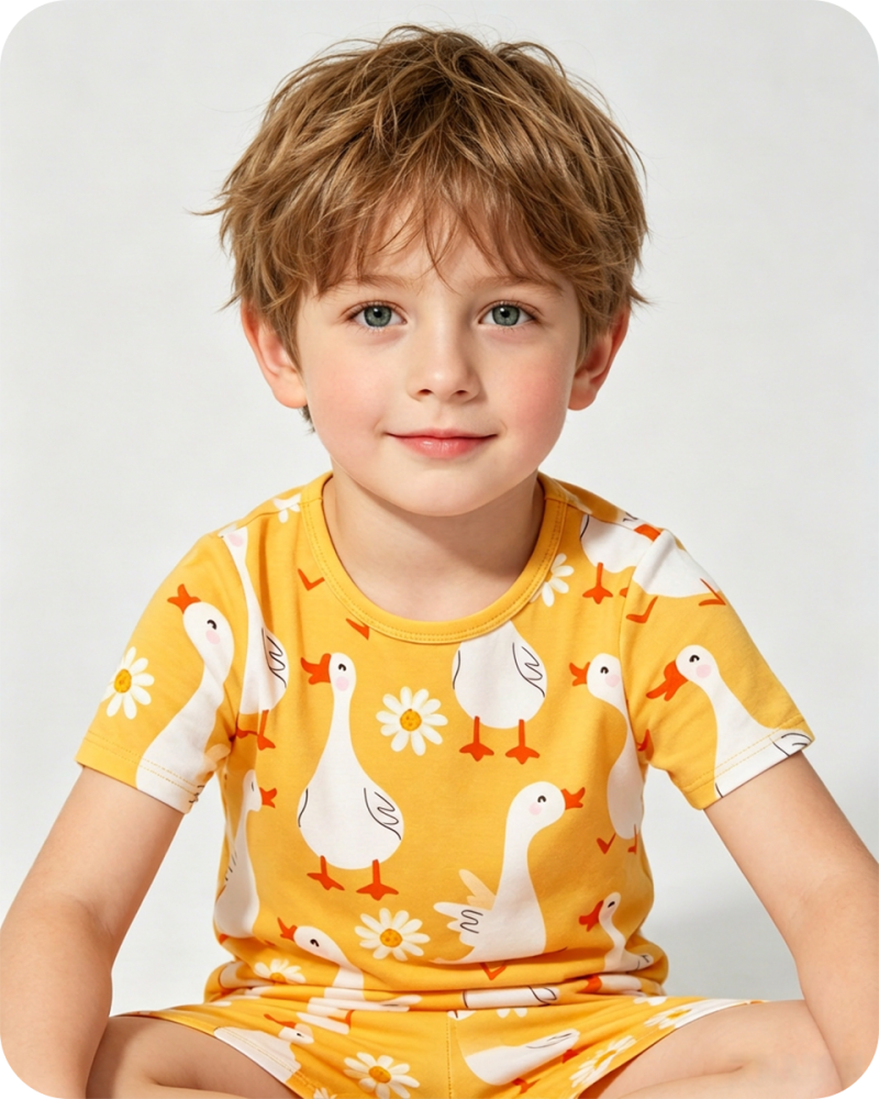 Goose & Daisy Summer Bamboo Children's Pajamas