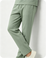 Men's Bamboo Pajama Pants Solid Green