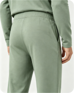 Men's Bamboo Pajama Pants Solid Green