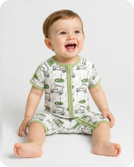 Soft Bamboo Sleeper in Fairway Fun Sage Green