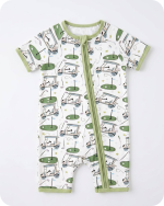 Soft Bamboo Sleeper in Fairway Fun Sage Green