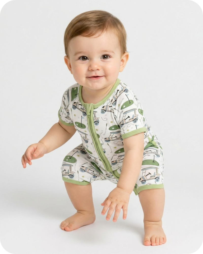 Soft Bamboo Sleeper in Fairway Fun Sage Green