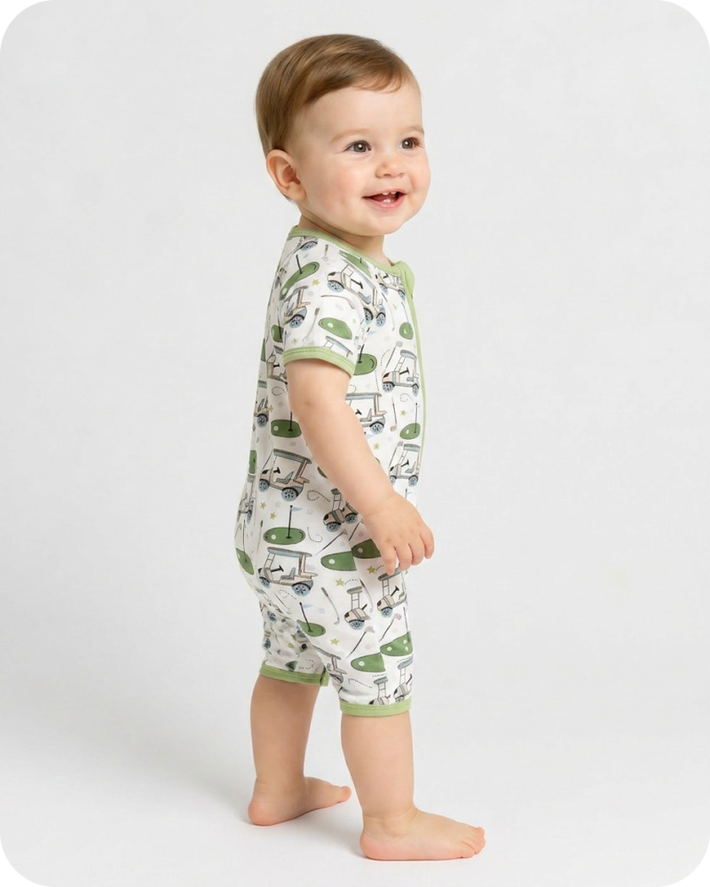 Soft Bamboo Sleeper in Fairway Fun Sage Green