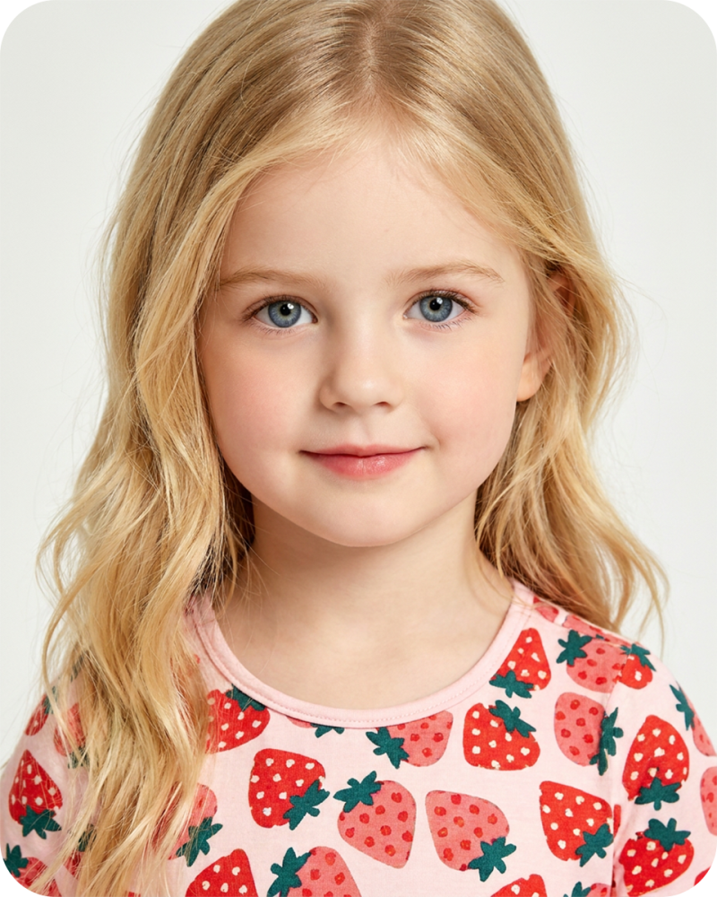Strawberry Bamboo Kids Short Pajama Set