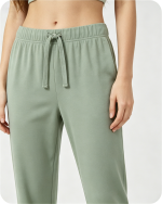 Women's Bamboo Pajama Pants Solid Green