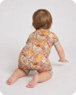 Bamboo Baby Shorty Romper Vintage Floral