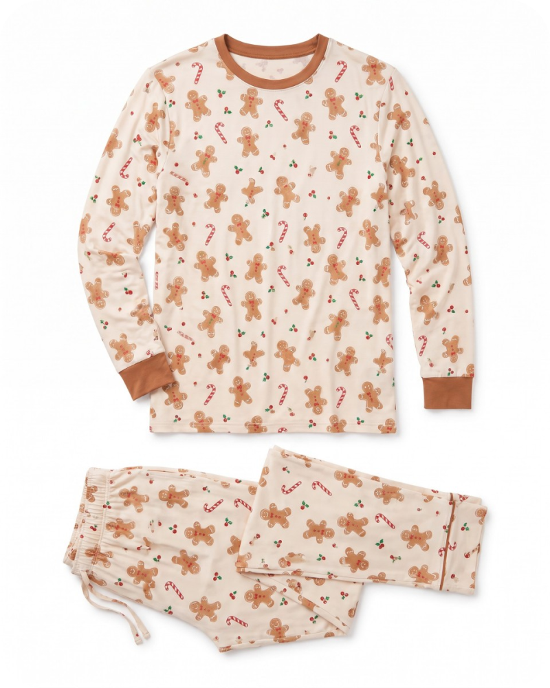 amboo Matching Dad and Baby Outfits Gingerbread Cream
