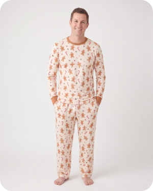 amboo Matching Dad and Baby Outfits Gingerbread Cream