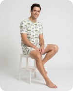 Bamboo Matching Dad and Son Outfits Sage Gree
