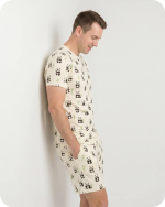 Dad and Son Bamboo Matching Clothes Men's Set Panda