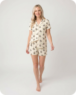 Mom and Baby Matching Pajamas Bamboo Set Panda