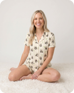Mom and Baby Matching Pajamas Bamboo Set Panda