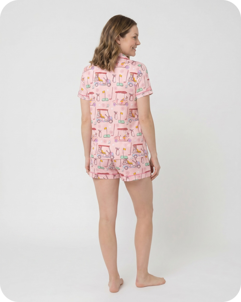 Mom and Baby Matching Pajamas Blossom Pink