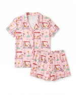 Mom and Baby Matching Pajamas Blossom Pink
