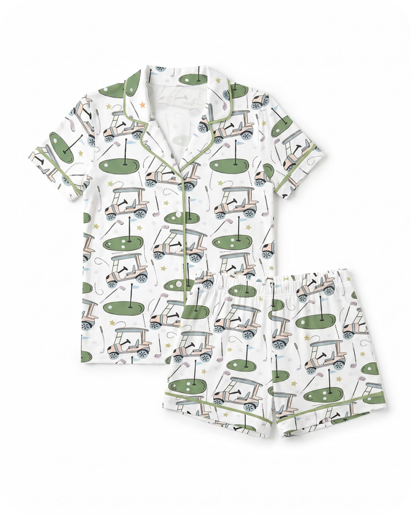 Mom and Me Matching Pajamas Sage Green